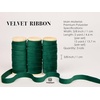 image:imageVitalizart Pink Velvet Ribbon Set 38 x 15 Yd Wooden Spool Fabric Trim 3 Rolls  5 Yd for Christmas Wreath Decoration Handmade Craft Ornaments Gift Wrapping amp Bow MakingDark Green