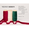 image:imageVitalizart Pink Velvet Ribbon Set 38 x 15 Yd Wooden Spool Fabric Trim 3 Rolls  5 Yd for Christmas Wreath Decoration Handmade Craft Ornaments Gift Wrapping amp Bow MakingWhite Red Green