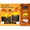 image:imageVitalizart Birthday Paper Gift Bags With Ribbon Handles Set of 2  PopUp Cards Tissue Paper Custom Calendar Design Black Bags for Kids Birthday Party Favors Goodie Bags Girls Boys Shower