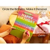 image:imageVitalizart Birthday Paper Gift Bags With Ribbon Handles Set of 2  PopUp Cards Tissue Paper Custom Calendar Design Green Bags for Kids Birthday Party Favors Goodie Bags Girls Boys Shower