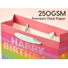 image:imageVitalizart Birthday Paper Gift Bags With Ribbon Handles Set of 2  PopUp Cards Tissue Paper Custom Calendar Design Green Bags for Kids Birthday Party Favors Goodie Bags Girls Boys Shower