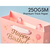 image:imageVitalizart Birthday Paper Gift Bags With Ribbon Handles Set of 2  PopUp Cards Tissue Paper Custom Calendar Design Pink Bags for Kids Birthday Party Favors Goodie Bags Girls Boys Shower