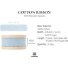 image:imageVitalizart Blue Cotton Ribbon Handmade Fringe 58 x 21 Yd Denim Pure Natural Cotton Ribbons for Gift Wrapping Wedding Invites Bridal Shower Bouquets Holiday DecorBaby Blue