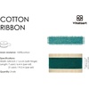 image:imageVitalizart Blue Cotton Ribbon Handmade Fringe 58 x 21 Yd Denim Pure Natural Cotton Ribbons for Gift Wrapping Wedding Invites Bridal Shower Bouquets Holiday DecorDark Green
