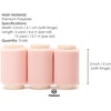 image:imageVitalizart Chiffon Ribbon Set 3 Rolls 2 x 15 Yards Pink SilkLike Handmade Frayed Edge Ribbon Soft Sheer Fabric for Wedding Bouquet Invitations Gift Wrapping Bridal amp Baby Shower Decorpink