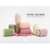 image:imageVitalizart Chiffon Ribbon Set 3 Rolls 2 x 15 Yards Pink SilkLike Handmade Frayed Edge Ribbon Soft Sheer Fabric for Wedding Bouquet Invitations Gift Wrapping Bridal amp Baby Shower DecorDark Green