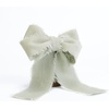 image:imageVitalizart Cotton Ribbon Beige Nude 112 Inch Linen Ribbon Rustic Frayed Fringes for Gift Wrapping Wedding Invitations Bridal Bouquets Crafts 5 YardSage Green