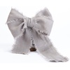 image:imageVitalizart Gray Cotton Linen Ribbon with Spool 15 x 5Yd Handmade Fringe Frayed Fabric Cloth for Wedding Invitations Bridal Bouquets Gift Wrapping