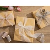 image:imageVitalizart Organza Ribbon Frayed Sheer Organza White Pink Grey Set 15 Silk Like Ribbons for Valentines Day Gift Wrapping Craft Flower Bouquet Wedding Invitations Mesh Fabric 15 Yards15 White  Pink  Grey