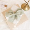 image:imageVitalizart Terracotta Cotton Linen Ribbon with Spool 15 x 5Yd Handmade Fringe Frayed Fabric Cloth for Wedding Invitations Bridal Bouquets Gift WrappingSage Green