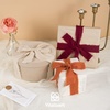 image:imageVitalizart Terracotta Cotton Linen Ribbon with Spool 15 x 5Yd Handmade Fringe Frayed Fabric Cloth for Wedding Invitations Bridal Bouquets Gift WrappingBurgundy