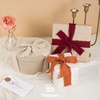 image:imageVitalizart Terracotta Cotton Linen Ribbon with Spool 15 x 5Yd Handmade Fringe Frayed Fabric Cloth for Wedding Invitations Bridal Bouquets Gift WrappingBeige