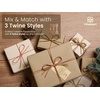 image:imageVitalizart Textured Wrapping Paper Set 17 Roll Twine Ribbons amp Tags Extra Thick AllinOne Neutral Beige Kraft Christmas Gift Wrap Birthday Baby Shower Wedding Crafts Vintage Minimalist Housewarming Flower BookNetural Beige Paper  Twine Ribbons Set