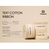 image:imageVitalizart Welcome Baby Cotton Ribbon 58 Inch Natural Handmade Frayed Fringe Ribbons 15 Yd for Baby Shower Crafts Decor Gift WrappingTHANK YOU