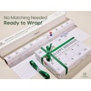 image:imageVitalizart WriteOn Calendar Birthday Wrapping Paper Set 17 With 5Yard Satin Ribbon Recyclable Customizable Gift Wrap For Birthday Party Baby Shower Handmade CraftsWhite Birthday Wrapping Paper
