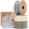 Cream White Blue & Green