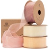 rose gold&cream 3 rolls