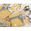 image:imageVitalizart Velvet Ribbon Set 1 x 9Yd Silver Deluxe Velvet Ribbons Double Side for Christmas Tree Wreath Decoration Ornaments Gift Wrapping Flower Bouquet 3 Rolls  3Yd