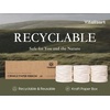 image:imageVitalizart Crinkle Paper Ribbon 15 x 75 Yds for Gift Wrapping Recyclable  Nude amp White Rustic Paper Ribbons For Crafts Flower Bouquet Wedding Bridal Baby Shower Birthday Holiday Raffia Natural ToneWhite