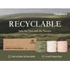 image:imageVitalizart Crinkle Paper Ribbon 15 x 75 Yds for Gift Wrapping Recyclable  Nude amp White Rustic Paper Ribbons For Crafts Flower Bouquet Wedding Bridal Baby Shower Birthday Holiday Raffia Natural ToneGreen Nude  White