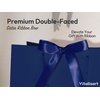 image:imageVitalizart Large Paper Gift Bags With Handles amp Ribbon Bows Thick Texture  Set of 4 Bulk Pack Green Reusable For Gift Wrap Girls Kids Birthday Bridal Baby Shower Party Favors Goodie Candy 129x10x5Blue  White