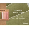 image:imageVitalizart Velvet Ribbon 58 x 25 Yd Plush Texture Mixed Color Set  Rustic Holiday Thin Christmas Ribbon For Gift Wrapping Crafts Wreaths Tree Ornaments Bows Garland Festive Decor Pink GreenGreen  Pink