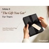 image:imageVitalizart Black Textured Wrapping Paper Set 17 Ogranza Ribbon amp Gift TagsBlack