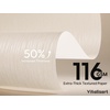 image:imageVitalizart Black Textured Wrapping Paper Set 17 Ogranza Ribbon amp Gift TagsWhite
