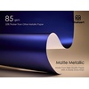 image:imageVitalizart Matte Metallic Silver Wrapping Paper Set 30 Ribbons amp Gift TagsBlue Paper  Blue Ribbons