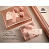 image:imageVitalizart Matte Metallic Silver Wrapping Paper Set 30 Ribbons amp Gift TagsPink Paper  Pink Ribbons