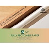 image:imageVitalizart Green Wrapping Paper Set 17 PearlyLustre Ribbons amp Gift TagsWhite Paper  Light Nude Ribbons