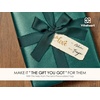 image:imageVitalizart Green Wrapping Paper Set 17 PearlyLustre Ribbons amp Gift TagsWhite Paper  Sage Ribbons