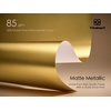 image:imageVitalizart Matte Metallic Red Wrapping Paper Set 17 Ribbons amp Gift TagsGold Paper  Gold Ribbons