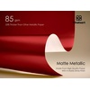 image:imageVitalizart Matte Metallic Red Wrapping Paper Set 17 Ribbons amp Gift TagsRed Paper  Green Ribbons