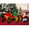 image:imageVitalizart Organza Ribbon 15 x 30 Yd Christmas Sheer Ribbons Set 10 Yd x 3 Rolls Red Green White for Christmas Decor Gift Wrapping Crafts Bows Wedding Invitations Wreaths BouquetDark Green