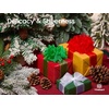 image:imageVitalizart Organza Ribbon 15 x 30 Yd Christmas Sheer Ribbons Set 10 Yd x 3 Rolls Red Green White for Christmas Decor Gift Wrapping Crafts Bows Wedding Invitations Wreaths BouquetChristmas
