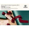 image:imageVitalizart Gold Wrapping Paper Set 17 PearlyLustre Ribbons amp Gift TagsGreen Paper  Burgundy Ribbons