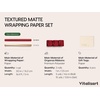 image:imageVitalizart Red Textured Wrapping Paper Set 17 Organza Ribbon amp Gift TagsRed