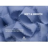 image:imageVitalizart Merry Christmas Chiffon Silk Ribbon 1 Printed Text Gold FoilDusty Blue 3 Rolls