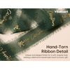 image:imageVitalizart Merry Christmas Chiffon Silk Ribbon 1 Printed Text Gold FoilMerry Christmas Ribbon