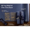 image:imageVitalizart Black PearlyLustre Wrapping Paper Set 17 Ribbons amp StickersNavy Paper  Blue Ribbons