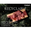 image:imageVitalizart Crinkle Paper Ribbon 15 x 75 Yds for Gift Wrapping RecyclableBurgundy