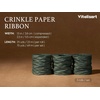 image:imageVitalizart Crinkle Paper Ribbon 15 x 75 Yds for Gift Wrapping RecyclableGreen