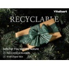 image:imageVitalizart Crinkle Paper Ribbon 15 x 75 Yds for Gift Wrapping RecyclableGreen