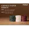 image:imageVitalizart Crinkle Paper Ribbon 15 x 75 Yds for Gift Wrapping RecyclableRed Green  White