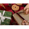 image:imageVitalizart Dark Green Velvet Ribbon 58 Christmas Ribbon Set Plush TextureBurgundy  Red