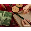 image:imageVitalizart Dark Green Velvet Ribbon 58 Christmas Ribbon Set Plush TextureDusty  Dark Green