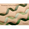 image:imageVitalizart Dark Green Velvet Ribbon 58 Christmas Ribbon Set Plush TextureDusty  Dark Green