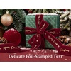 image:imageVitalizart Dark Green Velvet Ribbon 58 Christmas Ribbon Set Plush TextureMerry Christmas 1 in