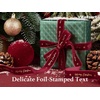 image:imageVitalizart Dark Green Velvet Ribbon 58 Christmas Ribbon Set Plush TextureMerry Christmas 58 in